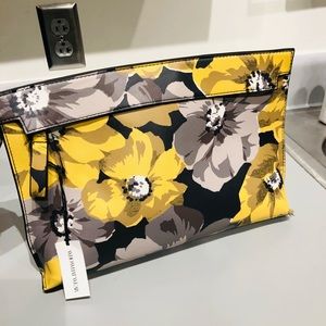 NWT Who What Wear Floral Clutch